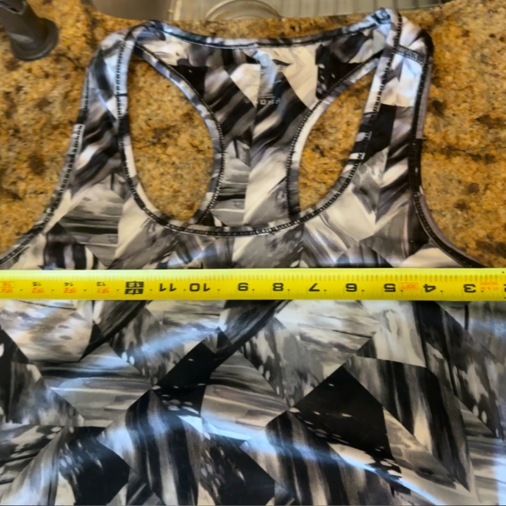 90 Degree By Reflex Black and White Racerback Tank